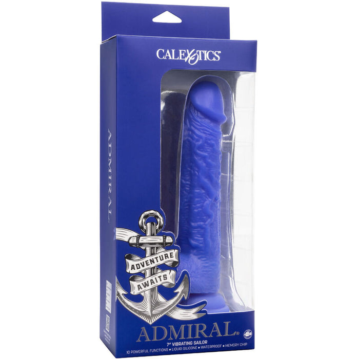 Calexotics - Admiral Sailor Dildo Realistico Vibrador Azul