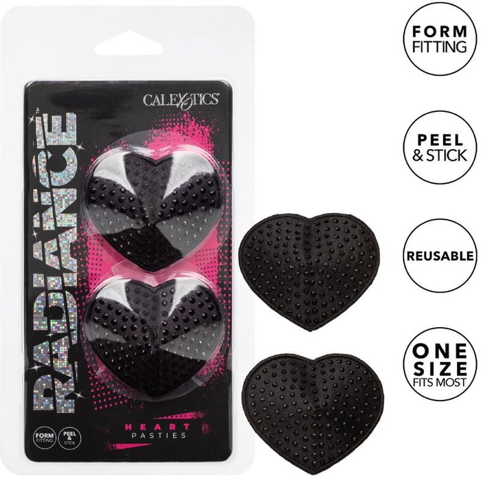 Heart Gem Pezoneras  Negro