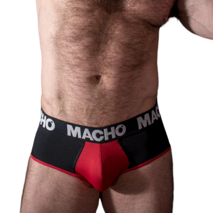 Macho - Ms26n Slip Negro/Rojo L