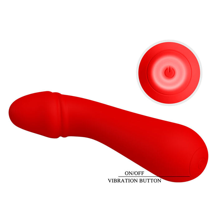Pretty Love  Cetus Vibrador Recargable Rojo