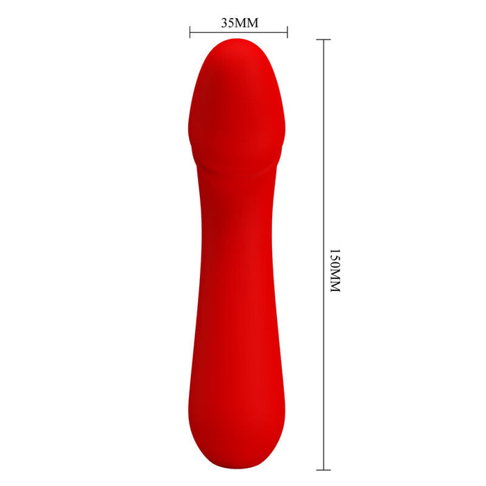 Pretty Love  Cetus Vibrador Recargable Rojo