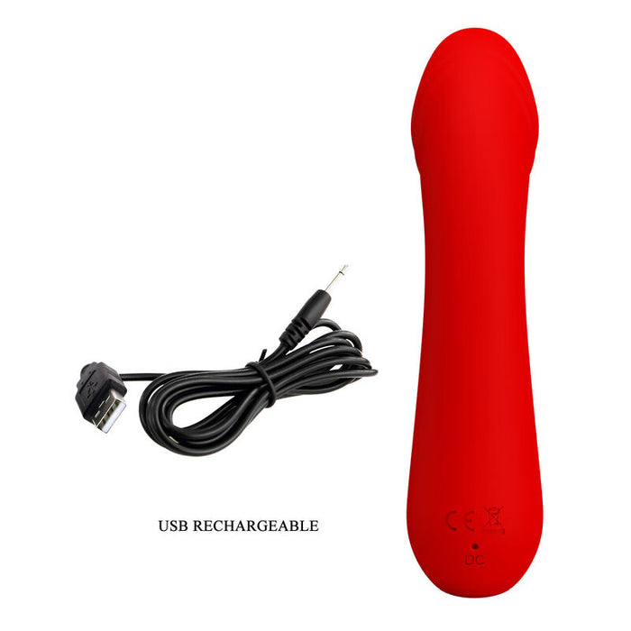 Pretty Love  Cetus Vibrador Recargable Rojo