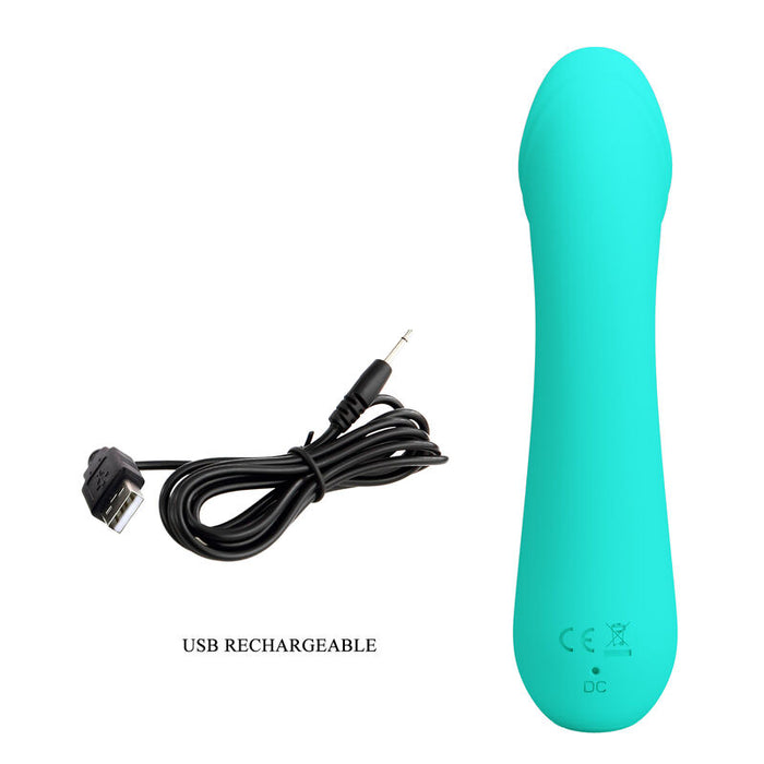 Pretty Love  Cetus Vibrador Recargable Verde Agua