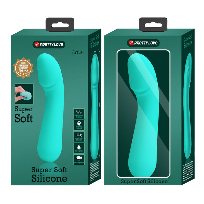 Pretty Love  Cetus Vibrador Recargable Verde Agua