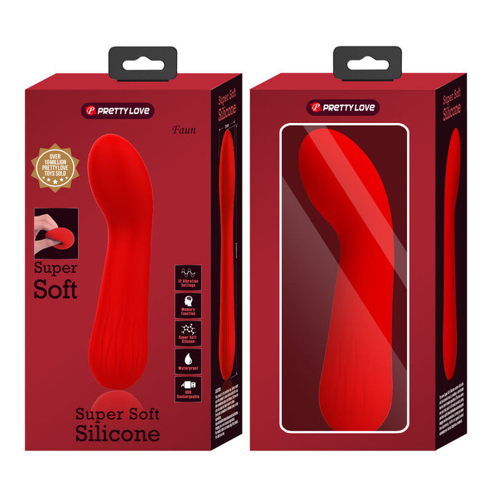 Pretty Love - Faun Vibrador Recargable Rojo