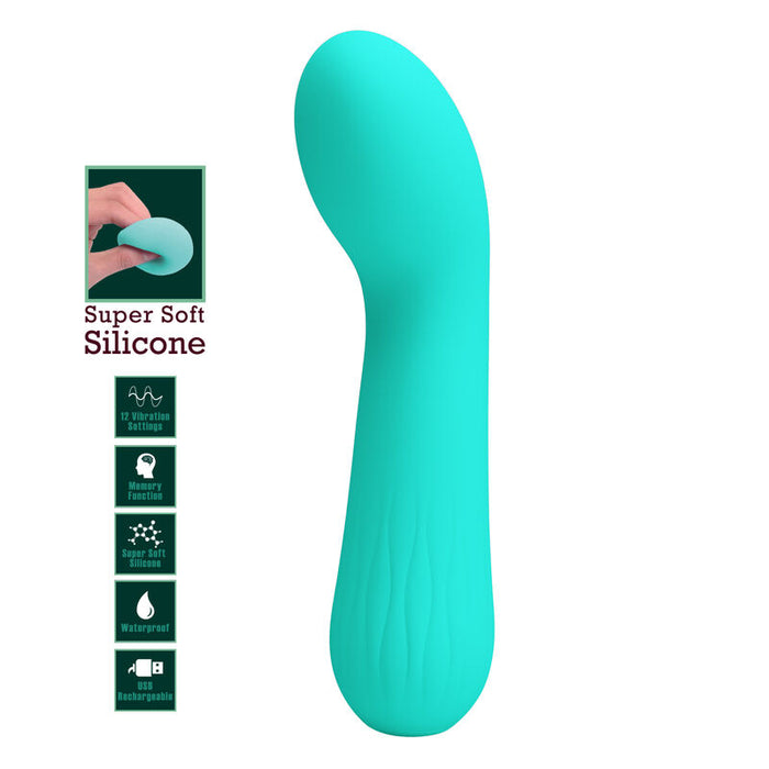 Pretty Love - Faun Vibrador Recargable Verde Agua