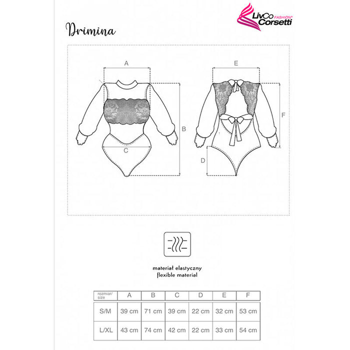 Livco Corsetti Fashion - Drimina Lc90690 Body Azul Marino S/M