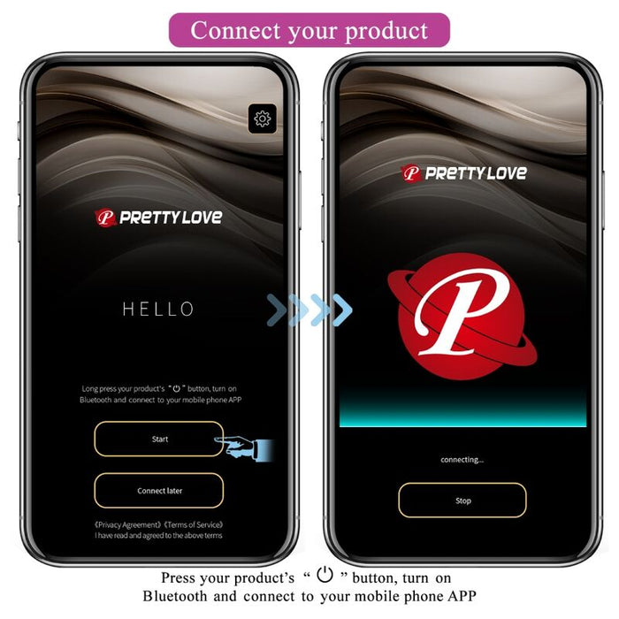 Pretty Love - Catalina Vibrador App Control Remoto Lila