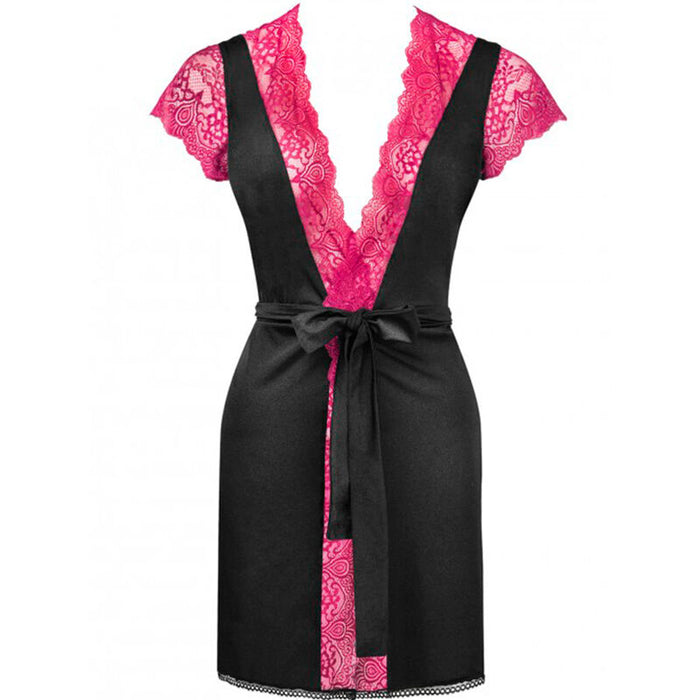 Livco Corsetti Fashion - Kumiko Lc 90428 Bata + Panty Negro S/M