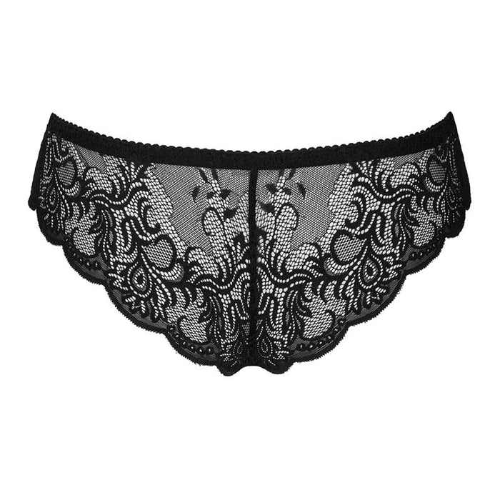 Livco Corsetti Fashion - Love Story Lc 90679 Panty Crotchless Negro S/M