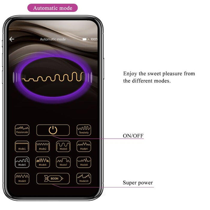 Pretty Love - Elvira Kegel Balls App Control Remoto Morado