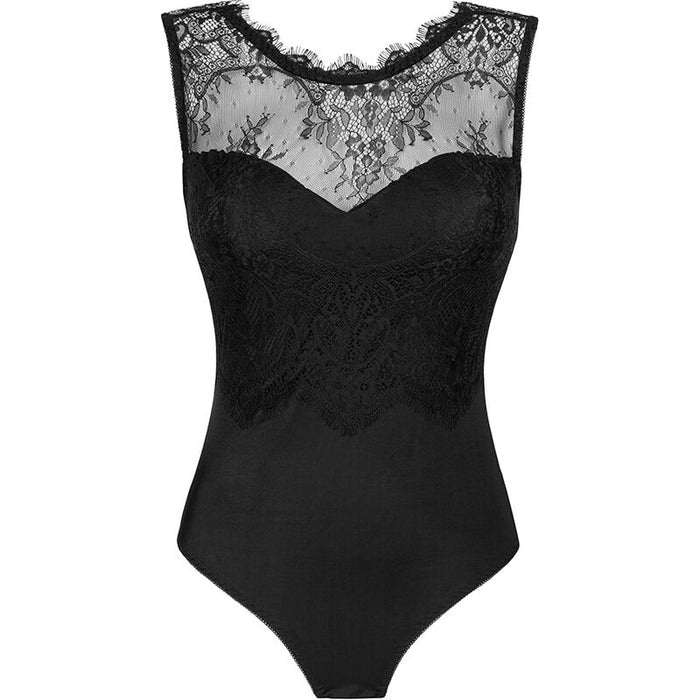 Livco Corsetti Fashion - Mudienin Lc 90654 Body Negro S/M