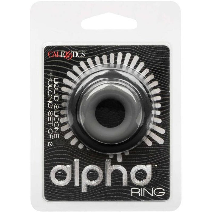 Calexotics - Alpha Set De 2 Anillos Prolong Gris
