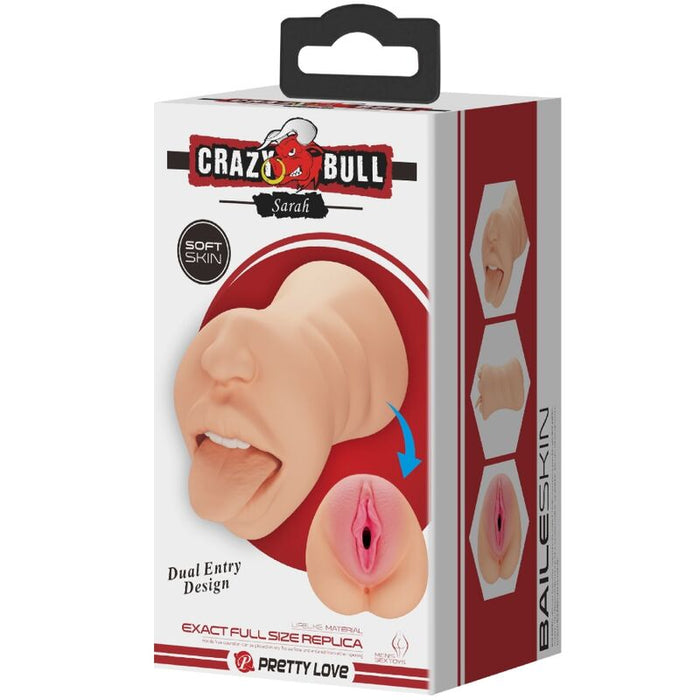 Crazy Bull - Sarah Mastubador En Forma De Vagina Doble Entrada