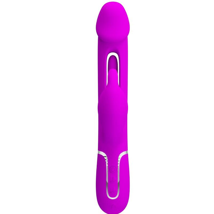Pretty Love - Kampas Vibrador Rabbit 3 En 1 Multifunción Con Lengua Violeta