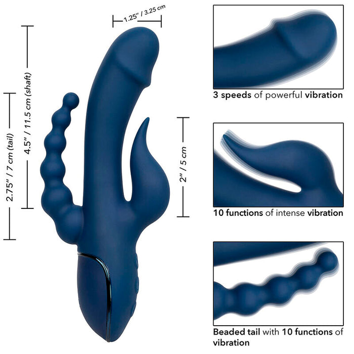 Triple Orgasme Vibrador Silicona