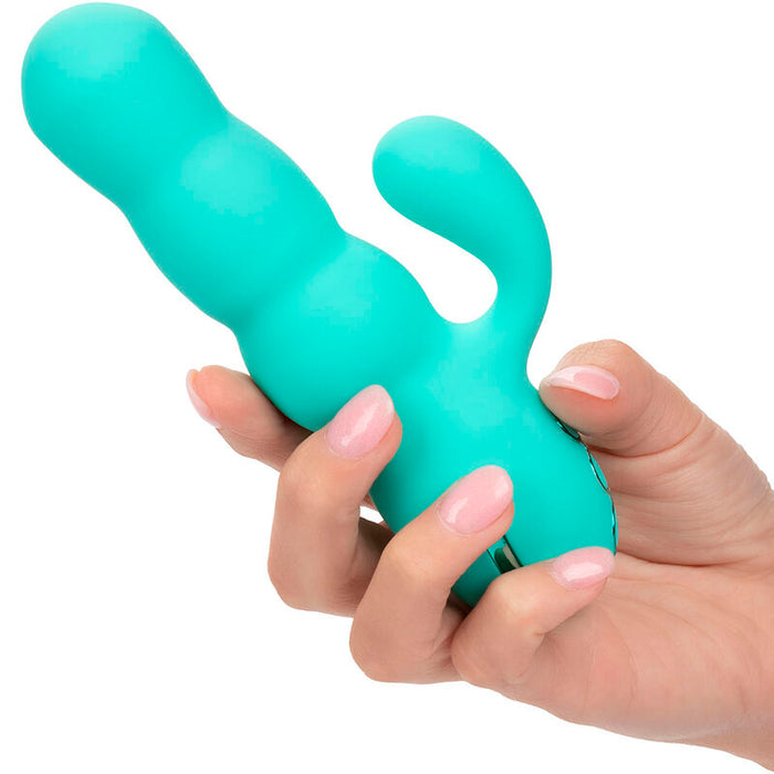 Calexotics - Del Mar Diva Vibrador Rabbit Verde Agua By California Dreaming