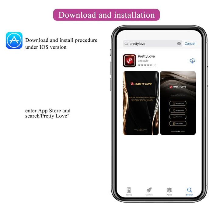 Pretty Love - Fisherman Huevo Vibrador Lila Controlado Por App