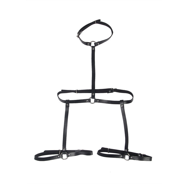 Subblime - Arnés De Cuerpo Cuero Negro Talla Única