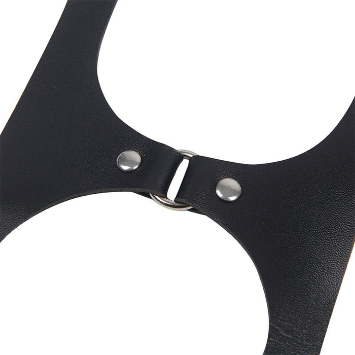 Subblime - Arnés Cuerpo Entero Con Hebillas Cuero Negro Talla Única