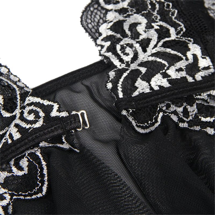 Subblime - Babydoll Tela Tul Pecho Encaje S/M