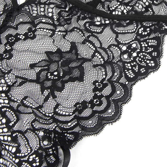 Subblime - Disfraz Policia Body Encaje Negro S/M