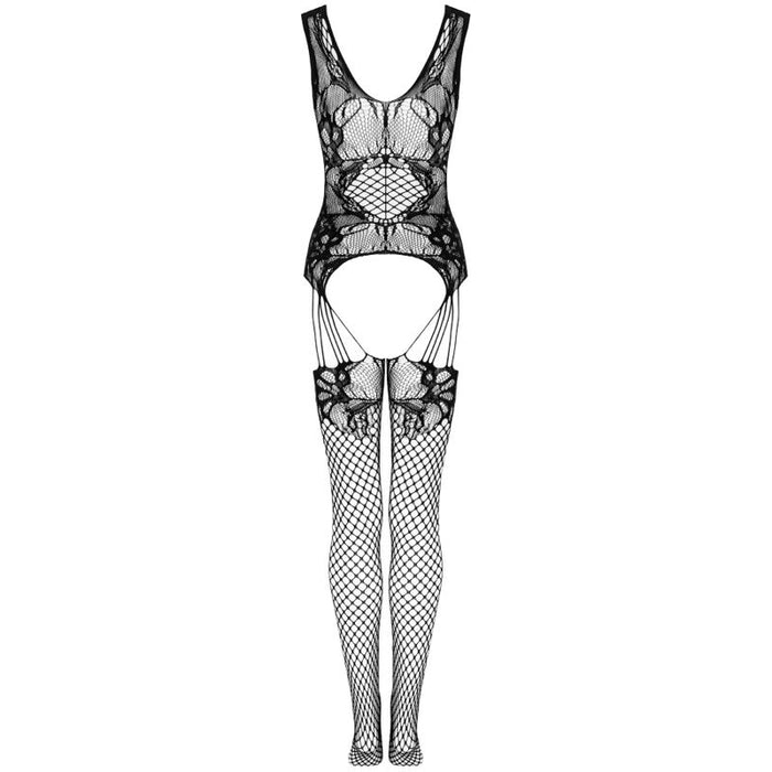 Livco Corsetti Fashion - Julove Bodystocking Negro Talla Única