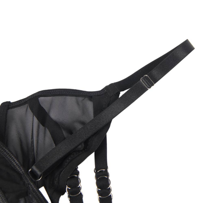 Subblime - Set Dos Piezas Sujetador Transparencias Y Tiras S/M