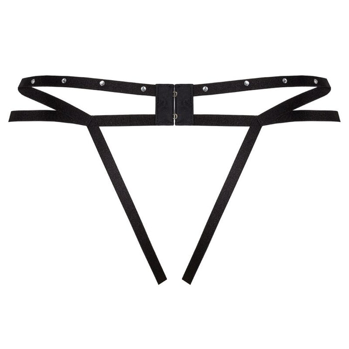 Livco Corsetti Fashion - Nomade Tanga Crotchless Negro L/Xl