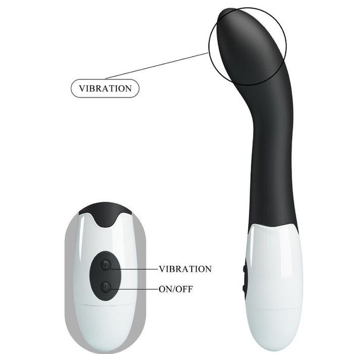Pretty Love - Bishop Vibrador Punto G 30 Modos Negro