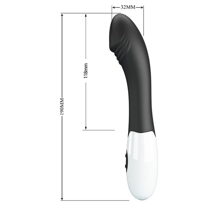 Pretty Love - Elemental Vibrador Punto G 30 Modos Negro