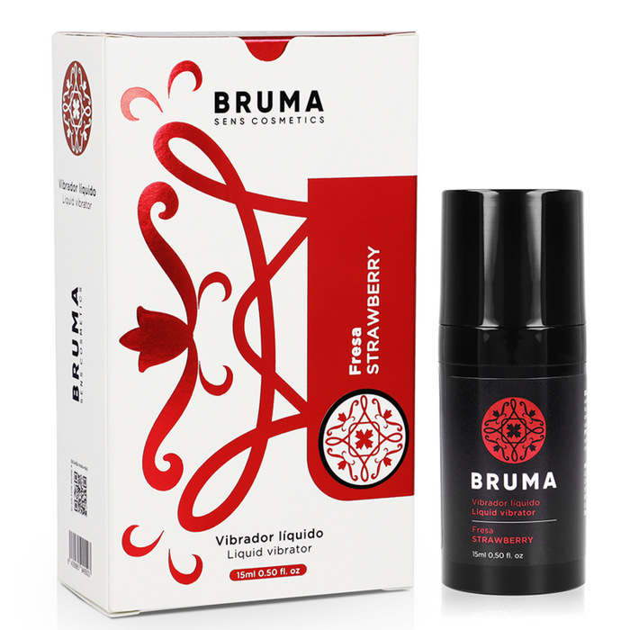 Bruma - Vibrador Líquido Ultra Deslizante Fresa 15 Ml