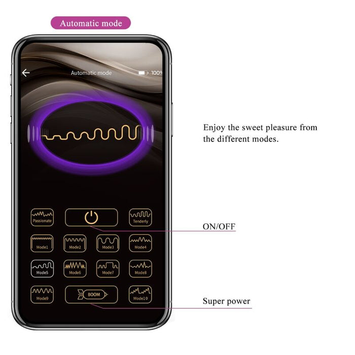 Pretty Love - Hector Vibrador Electroshock App Gratuita Violeta