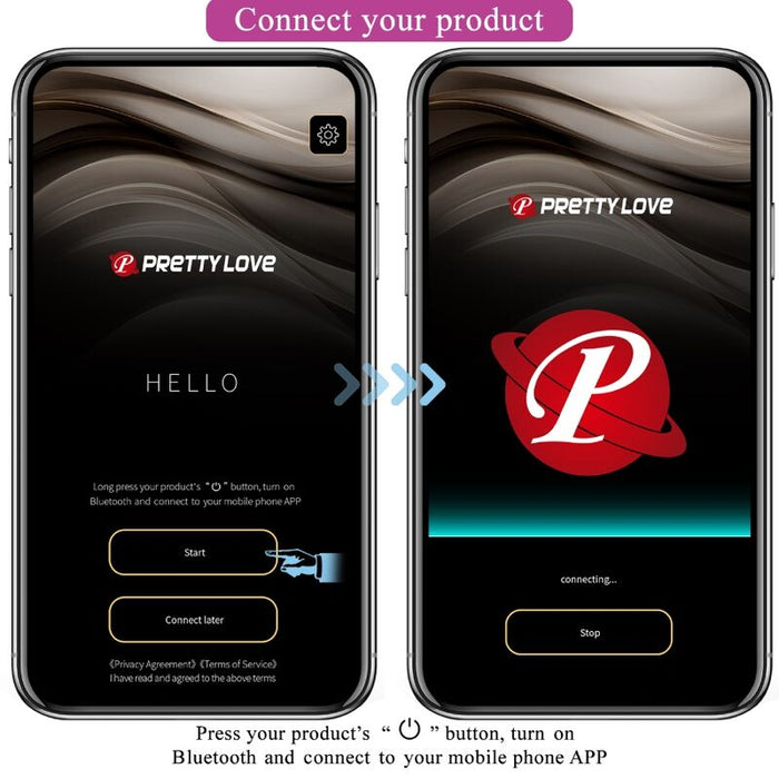 Pretty Love - Hector Vibrador Electroshock App Gratuita Violeta