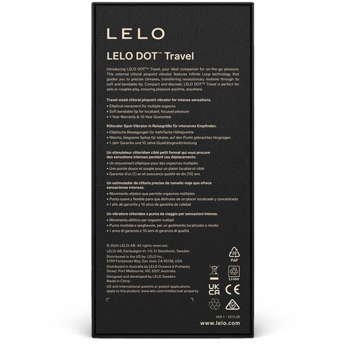 Lelo - Dot Travel Estimulador De Clítoris Morado