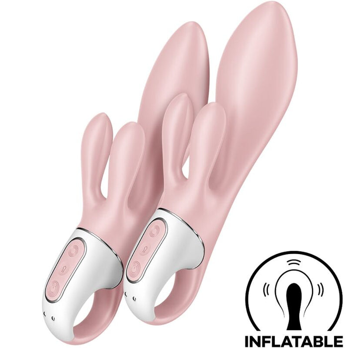 Air Pump Bunny 3 Vibrador Inflable 3 Motores Rose