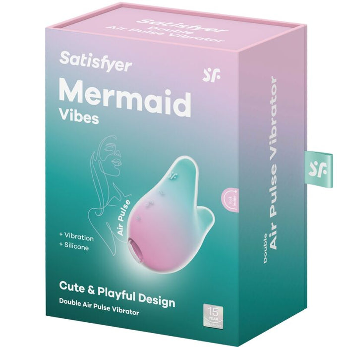 Succionador De Clítoris Mermaid Vibes Menta Y Rosa