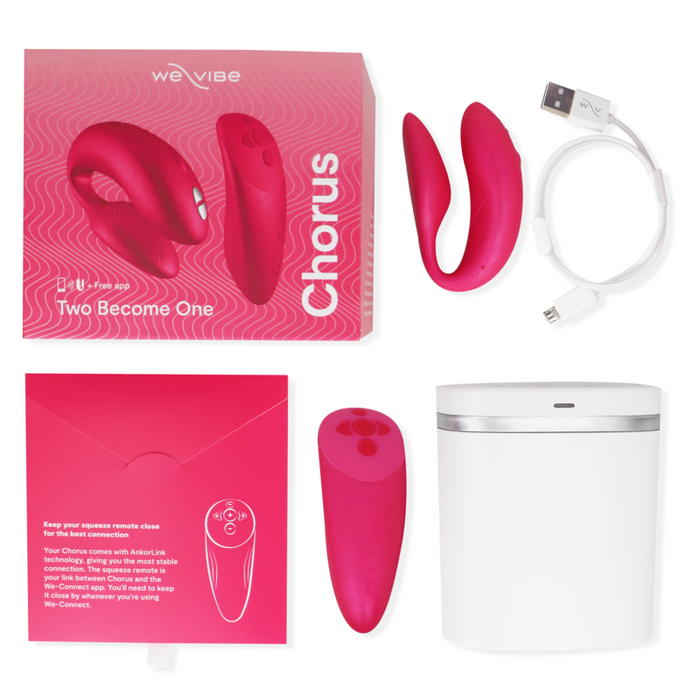 We-Vibe - Chorus Vibrador Parejas Con Control Squeeze Rosa