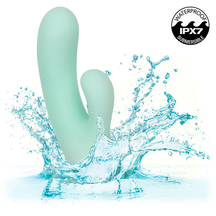 Calexotics - Pacifica Fiji Vibrador Y Estimulador Punto G 10 Vibraciones Aqua