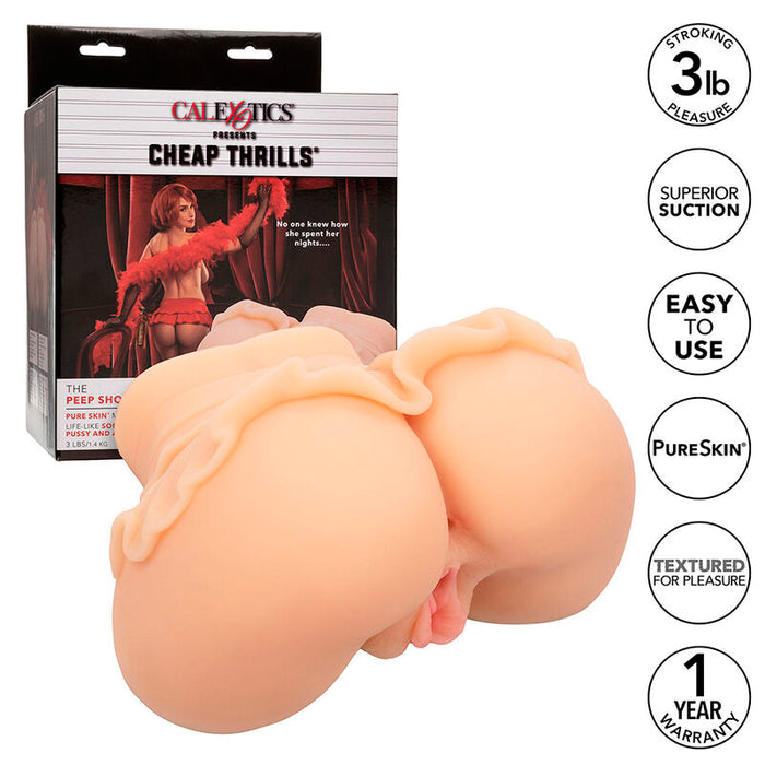 Calexotics - The Peep Show Girl Doble Masturbador Realístico Natural