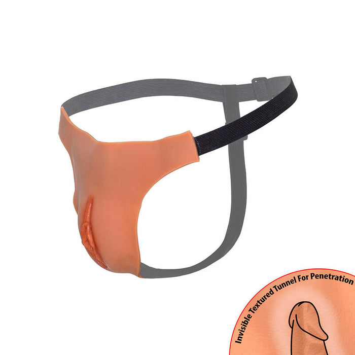 Hidden Desire - Alter Ego Tanga Vagina Abierta Ajustable Natural