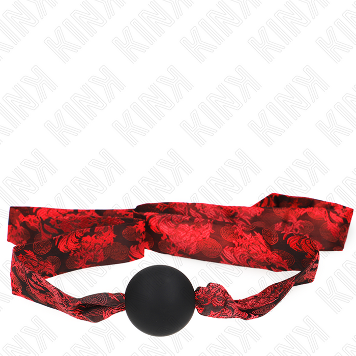 Kink - Mordaza De Bola 4.5 Cm De Silicona Scandal Modelo 2 146 X 4 Cm