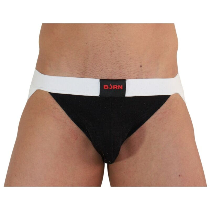 Burn - 004 Jock Brillante Negro / Blanco M