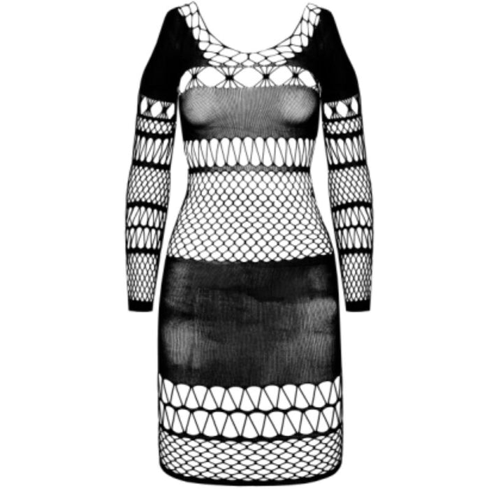 Passion - Bs 105 Bodystocking Negro Talla Única