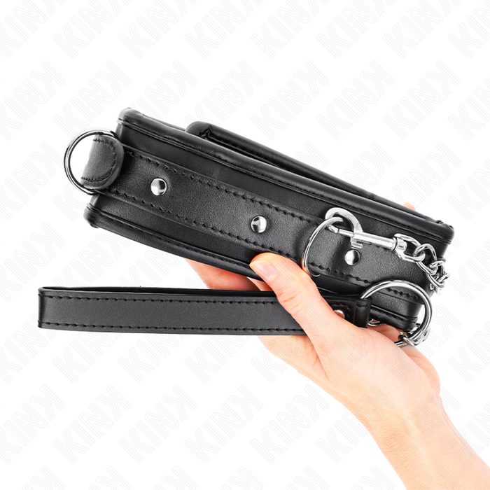 Kink - Collar Con Correa 65 Cm Pesado Modelo 1 Ajustable 36.5-50 Cm
