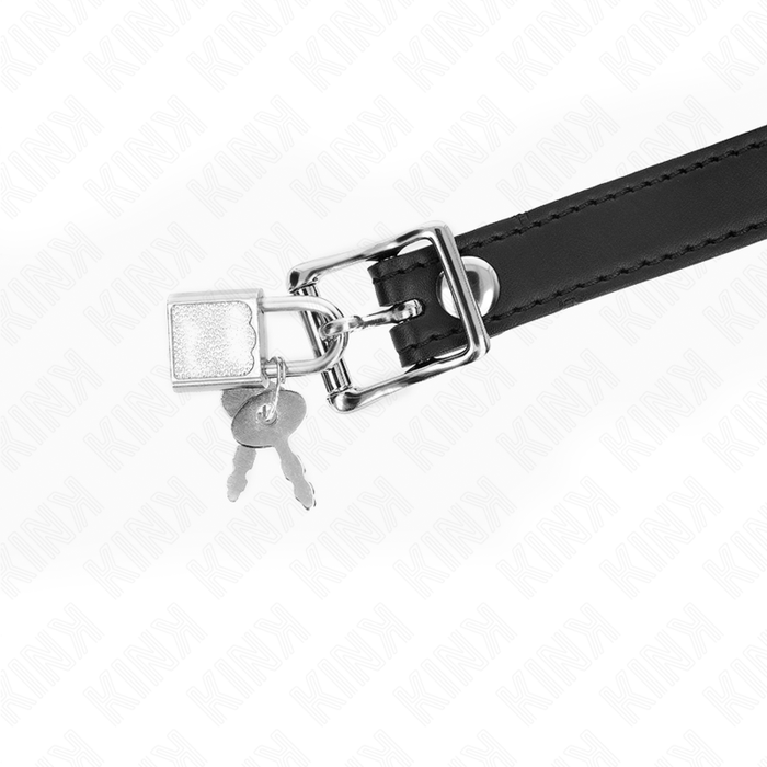 Kink - Mordaza De Bola 4 Cm De Silicona Con Candado 60 X 2 Cm