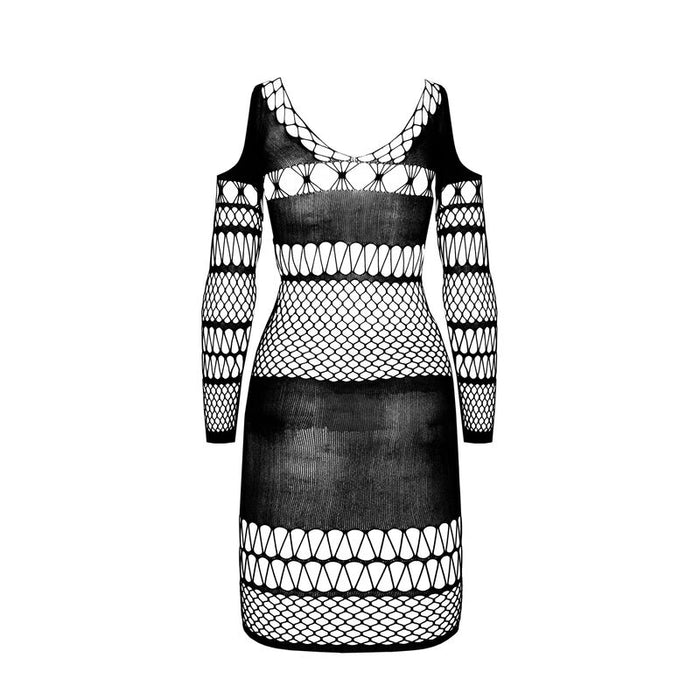 Passion - Bs 105 Bodystocking Rojo Talla Única