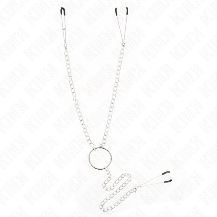 Kink - Pinzas Para Pezones Y Clítoris Con Cadena 30 Cm Modelo 1