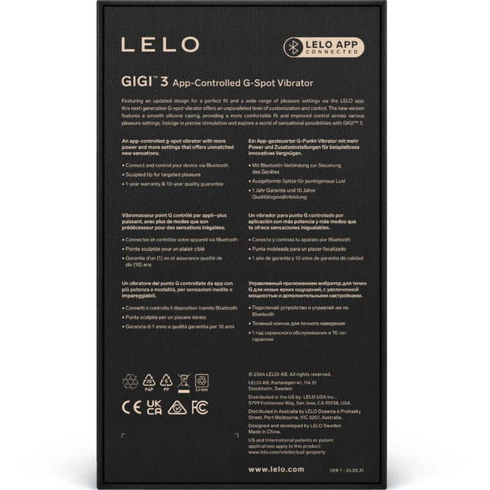 Lelo -   Gigi 3 Vibrador Punto G Violeta