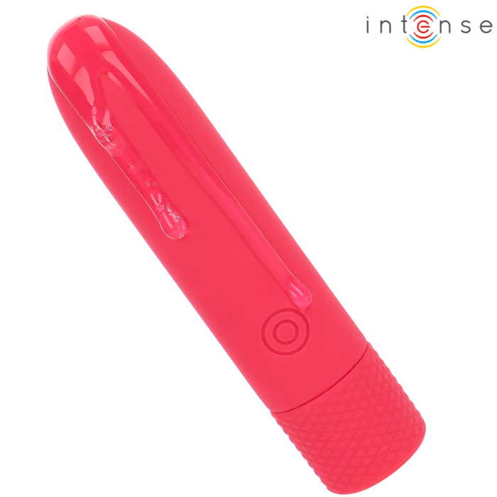 Intense - Symone Bala Vibradora Recargable Por Usb 8 Vibraciones Rojo 10 X 2.2 Cm